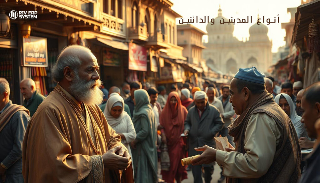 أنواع المدينين والدائنين