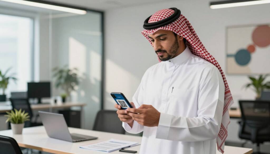استخدام رمز الاستجابة السريعة QR