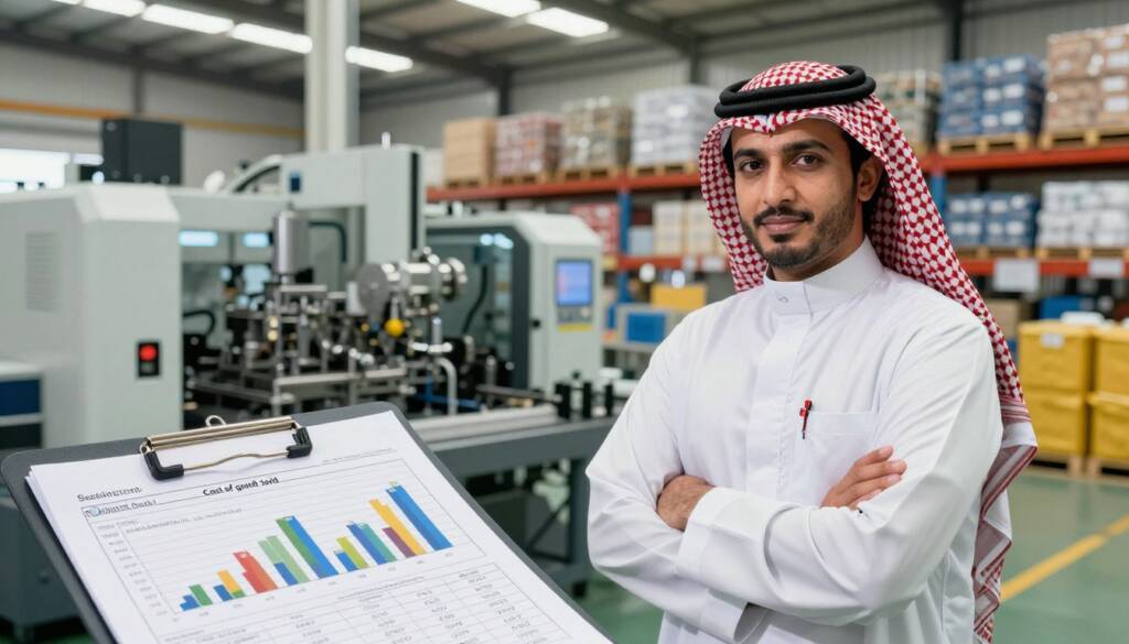 تكلفة البضاعة المباعة في التقارير المالية للمصانع السعودية