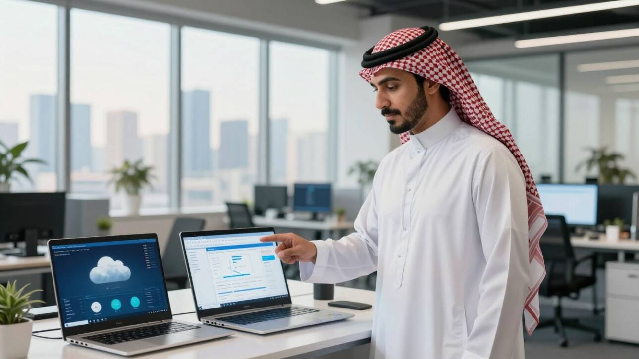 مقارنة ERP سحابي ومحلي لصاحب القرار