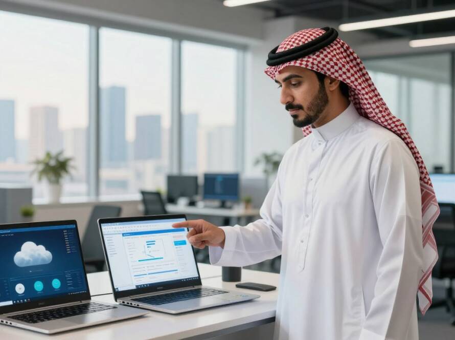 مقارنة ERP سحابي ومحلي لصاحب القرار