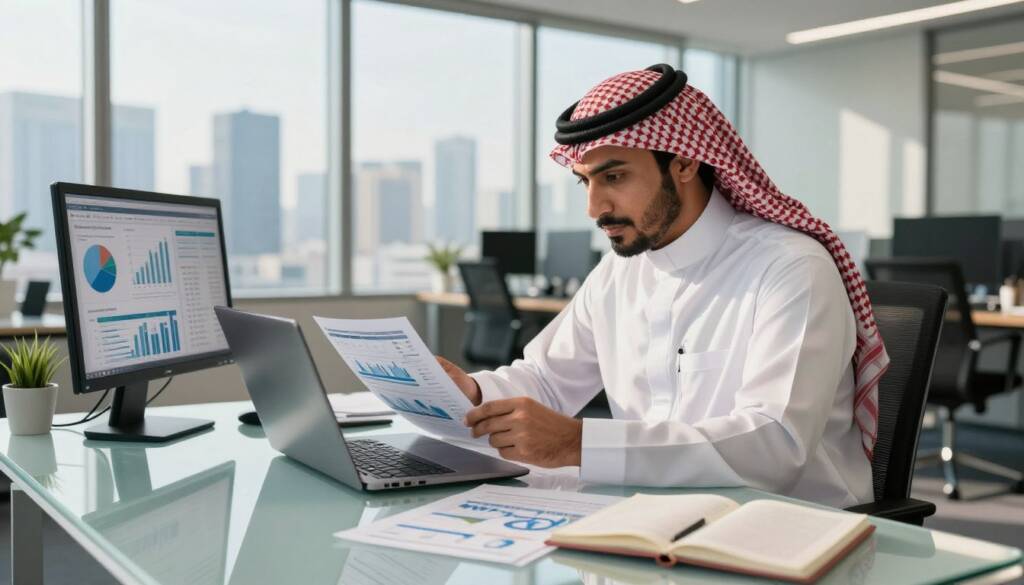 Analyzing financial reporting in an ERP system