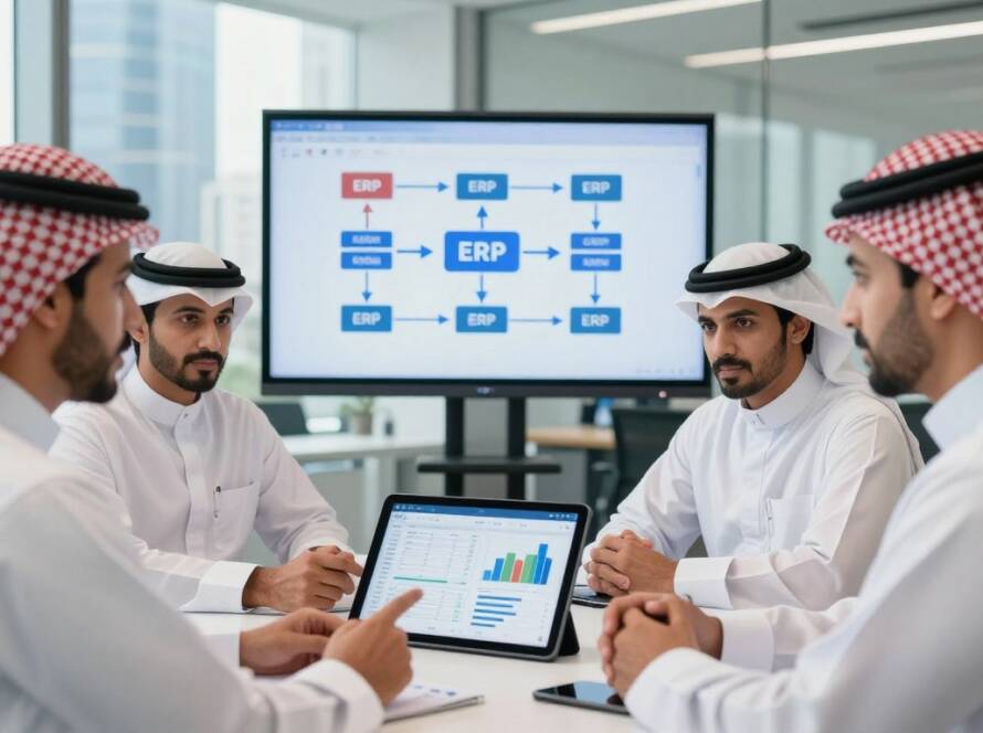 خطة تطبيق نظام ERP في الشركة