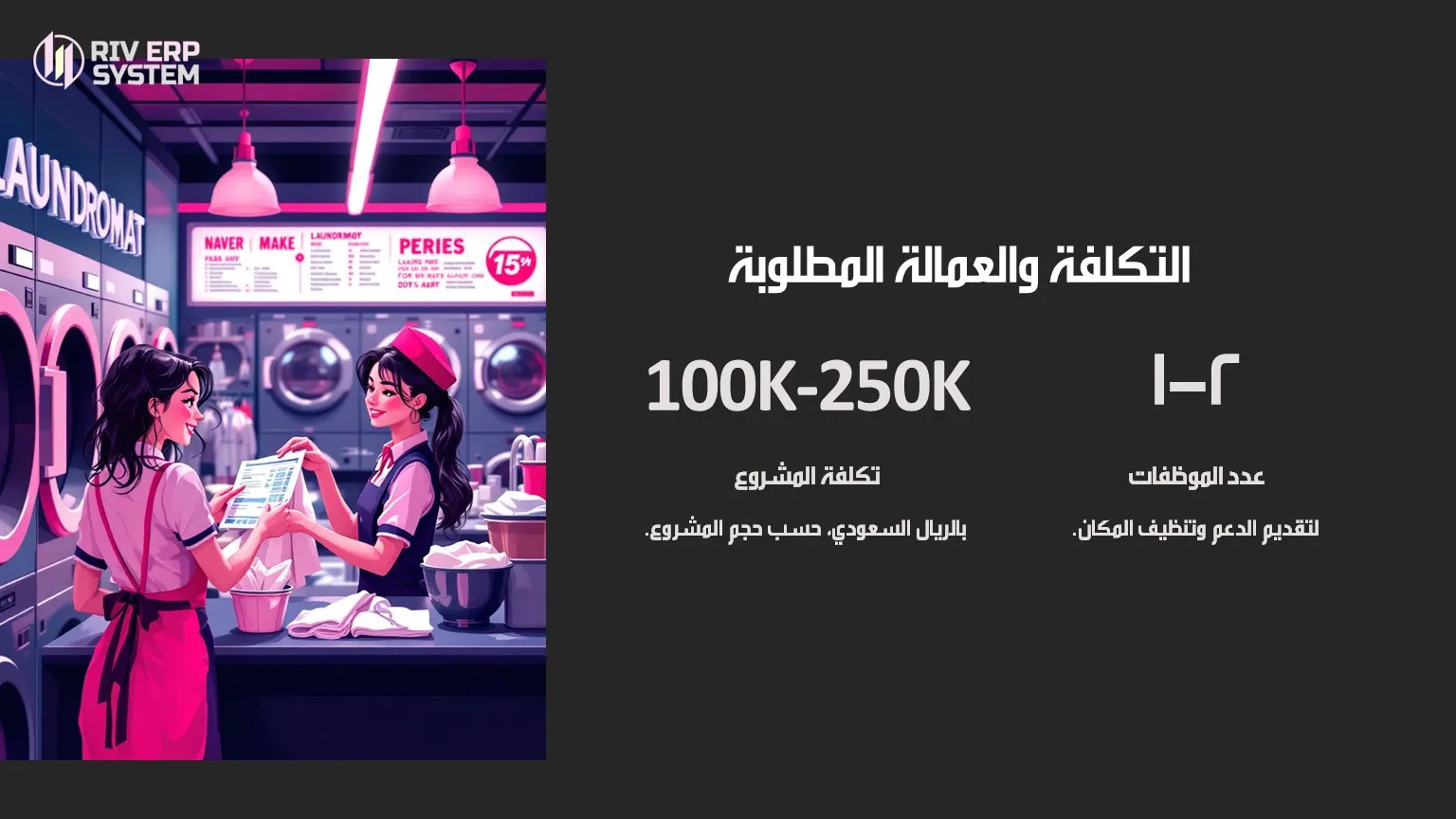 التكلفة والعمالة المطلوبة