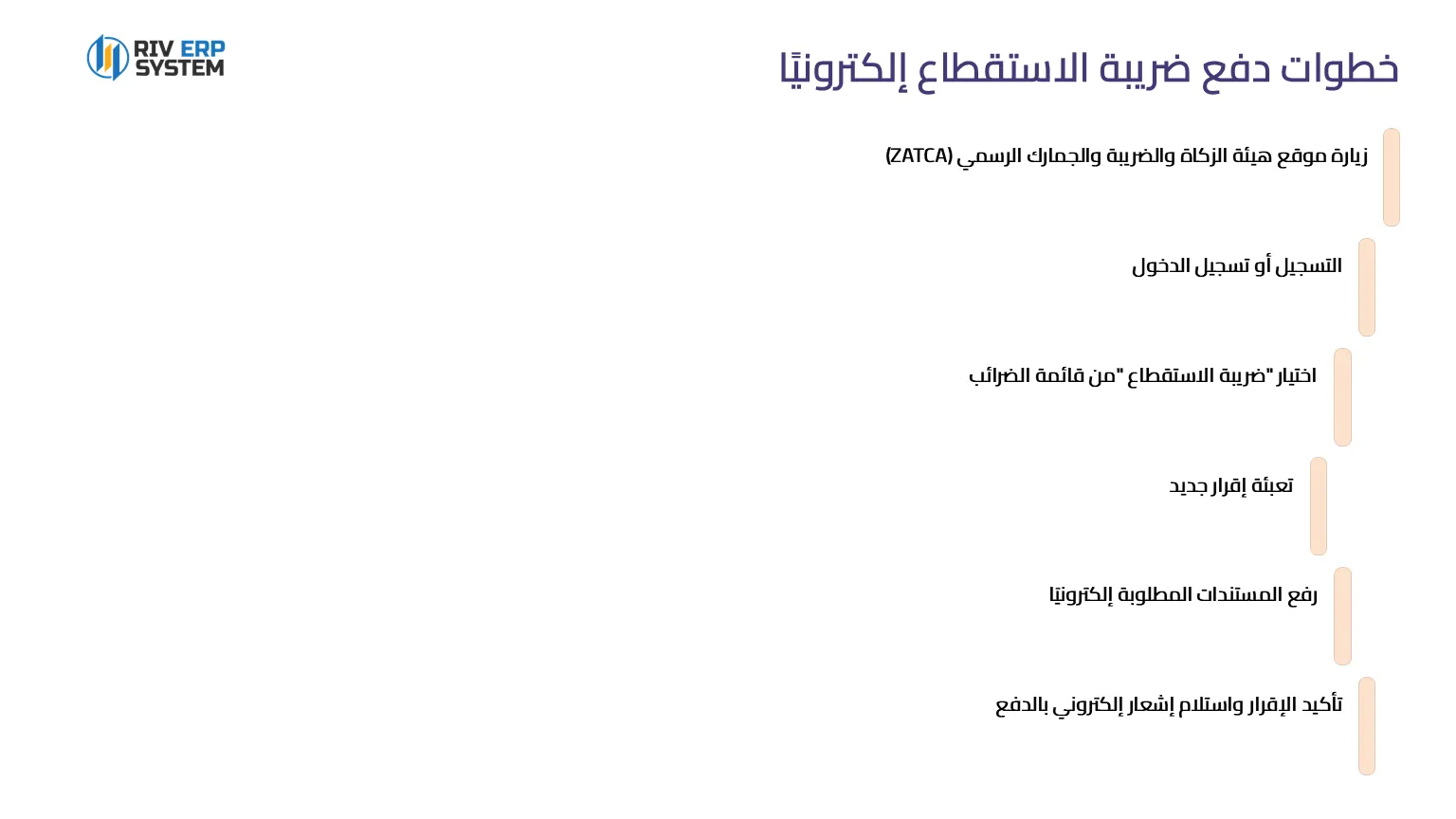خطوات دفع ضريبة الاستقطاع إلكترونيًا